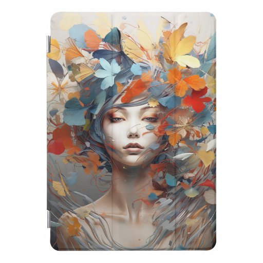 Surreal mysterious woman iPad pro cover