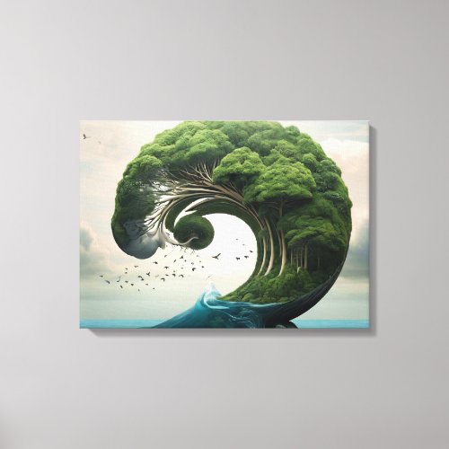 Surreal Nature Art Canvas Print