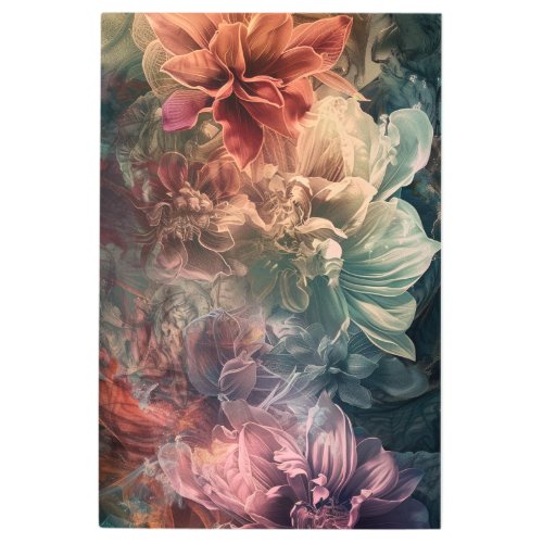 Surreal Nature Art Ethereal Botanical Dreamscape  Metal Print