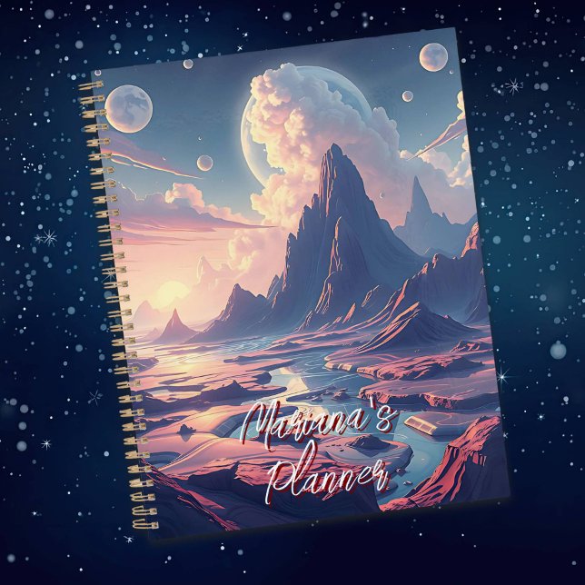 Surreal Otherworldly Landscape Personalized Planner (Creator Uploaded)