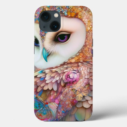 Surreal Owl Fantasy Art iPhone 13 Case