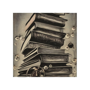 Stack Of Books Wall Art & Décor