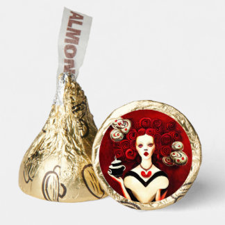 Surreal Painted Red Hair Woman Hershey®'s Kisses®