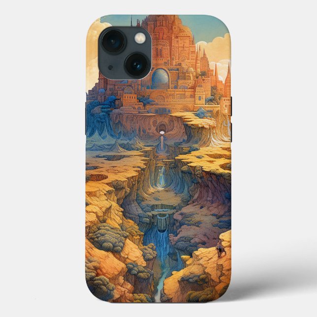 Surreal Palace Landscape Case-Mate iPhone Case (Back)