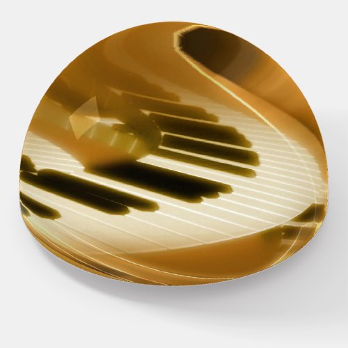 Surreal Piano Keyboard Music Home Office Desk Paperweight