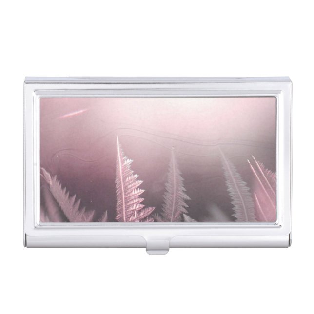 Surreal Pink Landscape  Business Card Case (Front)