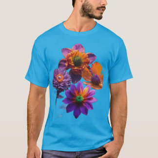 Surreal Purple Flower T-Shirt