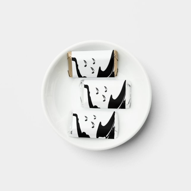 Surreal Saxophone Play Hershey's Miniatures (Plate)