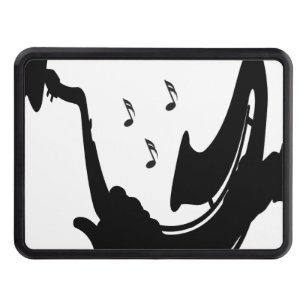 Surreal Saxophone Play Hitch Cover