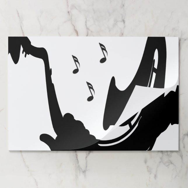 Surreal Saxophone Play Paper Pad (Folded)