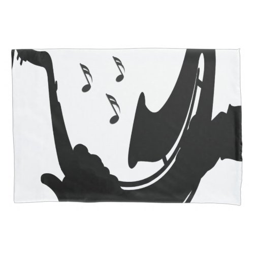 Surreal Saxophone Play Pillow Case