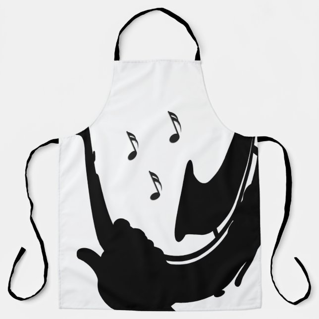 Surreal Saxophone Player Apron (Front)