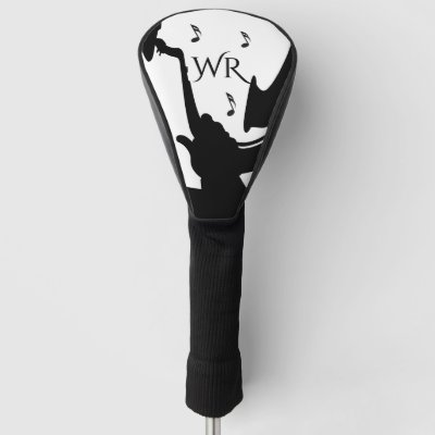 Surreal Saxophone Player Monogram Initial