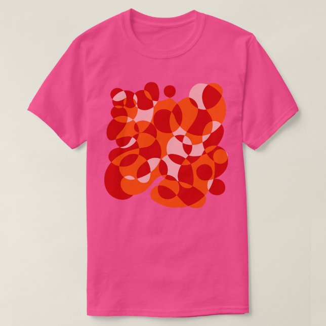 Surreal Shapes Miro Inspired 1 T-Shirt (Design Front)