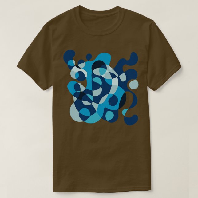 Surreal Shapes Miro Inspired 5 T-Shirt (Design Front)