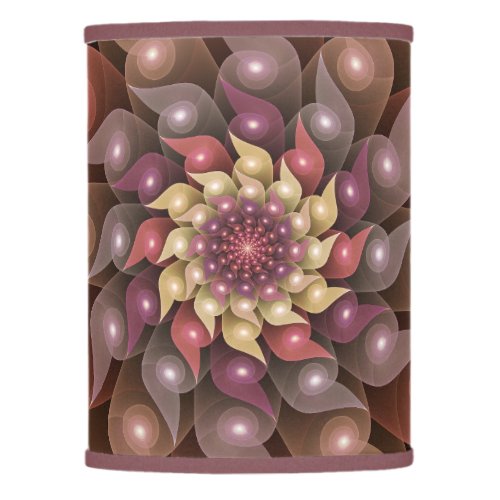 Surreal Shiny Flower Modern Abstract Fractal Art Lamp Shade