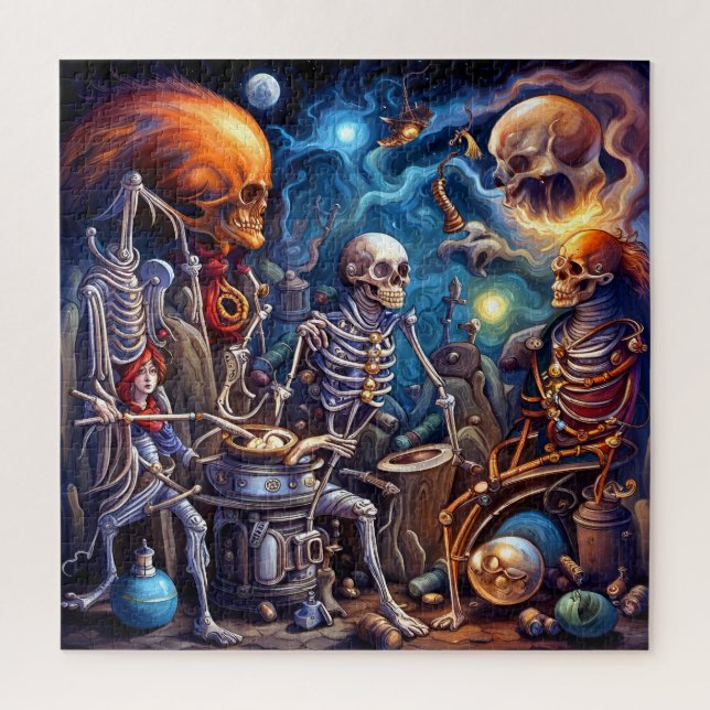 Surreal Skeletons II Jigsaw Puzzle (Vertical)
