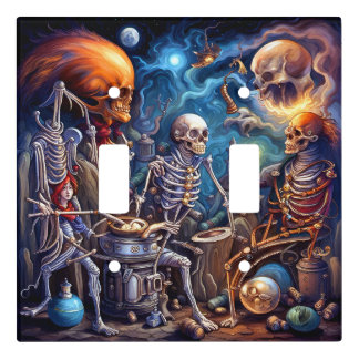 Surreal Skeletons II Light Switch Cover