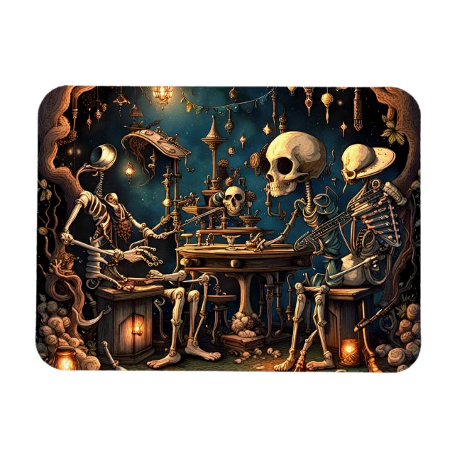 Surreal Skeletons III Magnet (Horizontal)