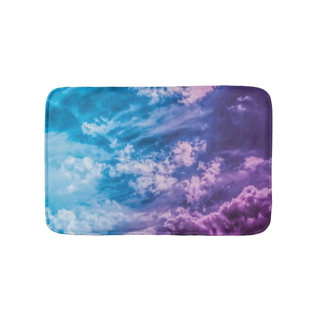 Surreal sky, dreamy abstract art. bath mat (Front)