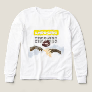 Surreal Smoking Lips and Michelangelo Hands PopArt Tri-Blend Shirts