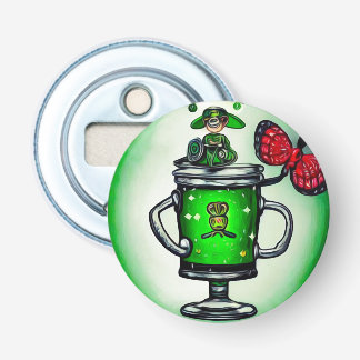 Surreal St. Patrick’s Day Green Beer Bottle Opener