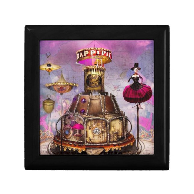 Surreal Steampunk Circus Ringmaster Gift Box (Front)