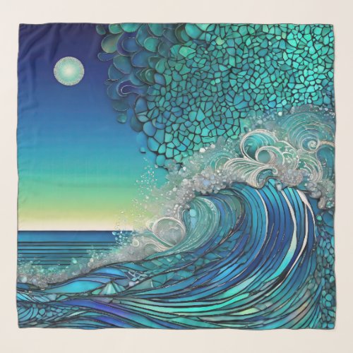 Surreal Surf Seascape Scarf