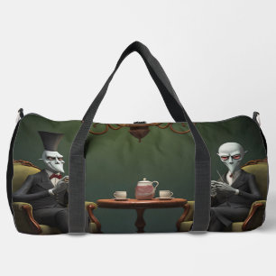Surreal Tea time on the weird side. 19 Duffle Bag