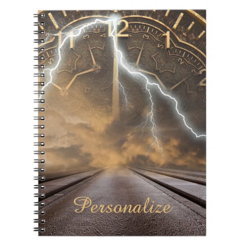 Surreal Time is an Illusion Personalize Notebook