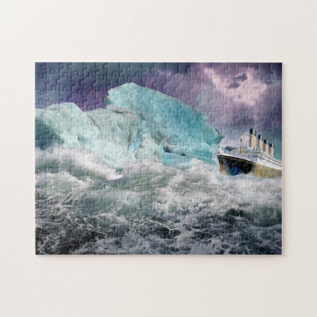 Surreal Titanic and Iceberg Jigsaw Puzzle (Horizontal)