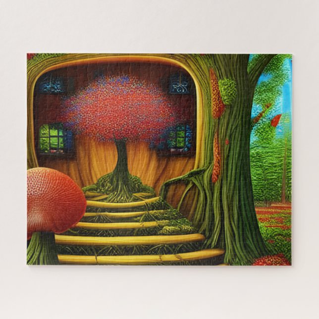 Surreal Tree House In The Forest   Jigsaw Puzzle (Horizontal)
