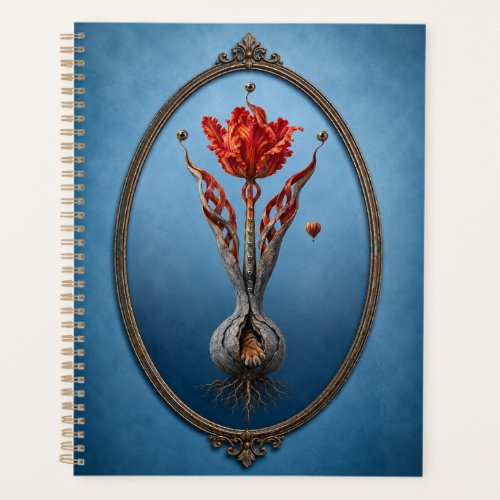 Surreal Tulip Fantasy Hardcover Notebook