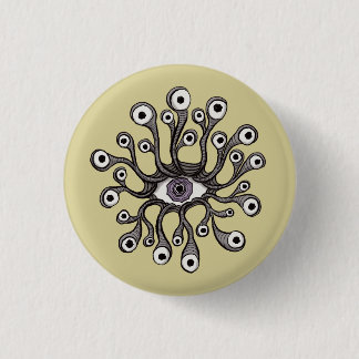 Surreal Weirdcore Eye Tentacle Artwork Button