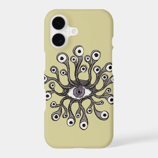 Surreal Weirdcore Eye Tentacle Artwork iPhone 17 Case