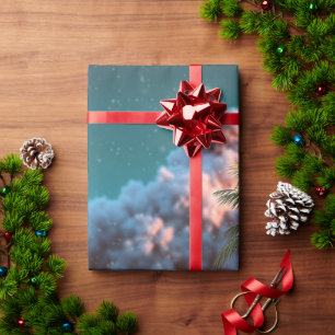Surreal Woman with Palm Tree Wrapping Paper