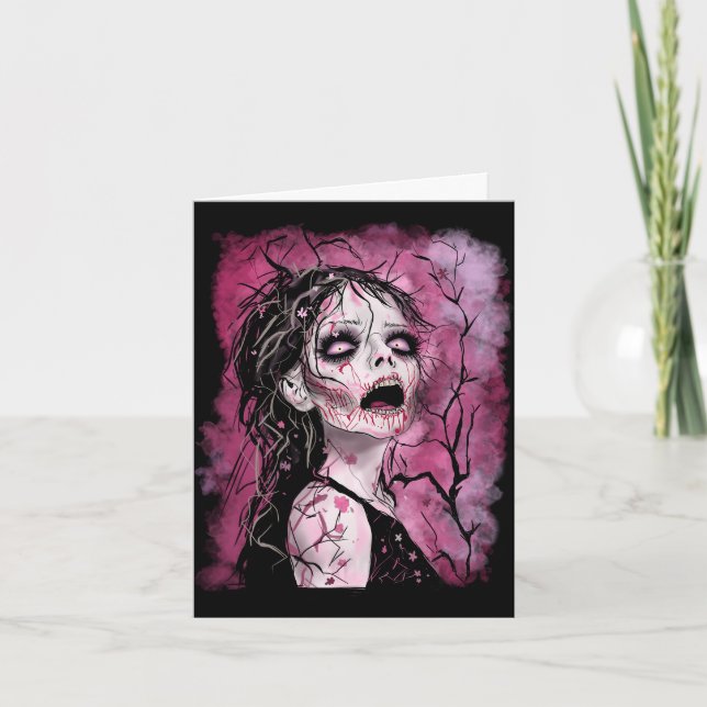 Surreal Zombie Card (Front)