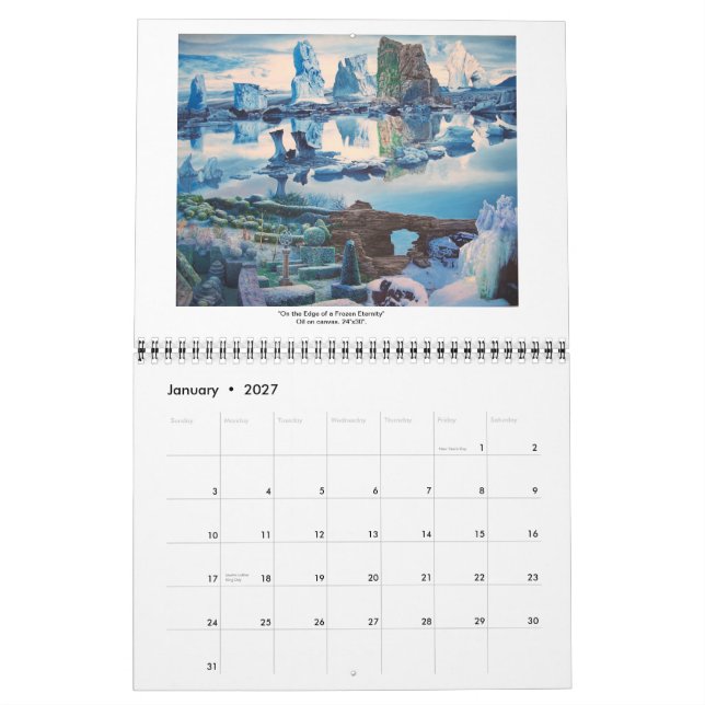 Surrealism and the Landscape 2013-James McCarthy Calendar (Jan 2027)