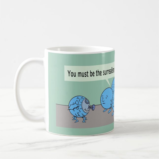 Surrealism Circle mug (Left)