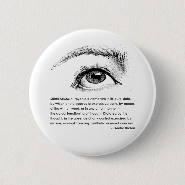 Surrealism Defined Button (Front)