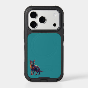 Surrealism Whimsical Time Travel Cat iPhone 17 Pro Case
