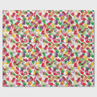 Surrealist Presentation of a Chilly Treat Party Wrapping Paper