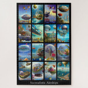 Surrealistic Airships Jigsaw Puzzle