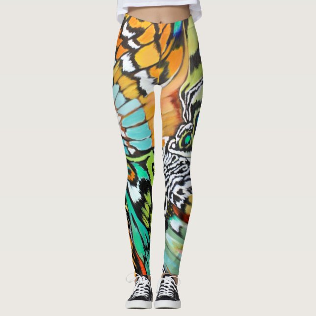 Surrealistic Butterfly Leggings (Front)