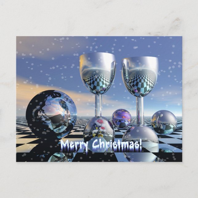 Surrealistic  Merry Christmas card (Front)