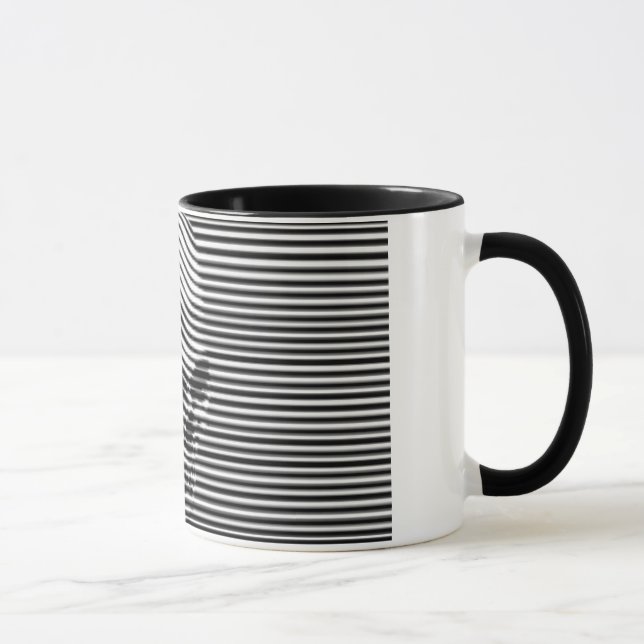 Surrealistic skull mug (Right)