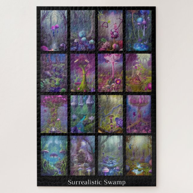 Surrealistic Swamp Jigsaw Puzzle (Vertical)