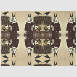 Surrealistic Vintage Halloween Tissue Paper