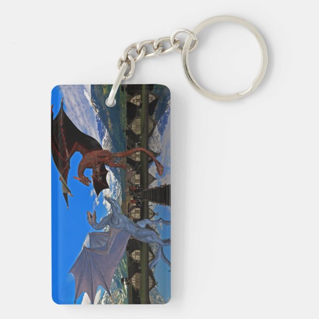 Surreality - Dragon Keychain (Back)
