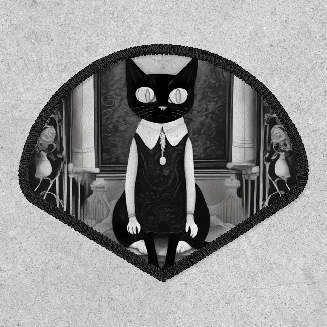 Surreally Goth kitty Patch (Front)
